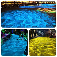 LADECNERHT 100w-400w Ocean Wave Projector Light Outdoor, Ip65 Outdoor Projector, 12 Colors Water Ripple Lights, for Halloween Christmas Decorations, Ground, Yard, Wall, Party 400W