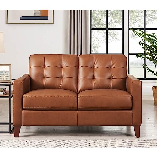 YuanDesign Leather Loveseat