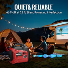 3600W Portable Generator Super Quiet Inverter Generator Ultra Lightweight for Home Backup Outdoor Camping, CO Sensor Protect, EPA, ECO Mode
