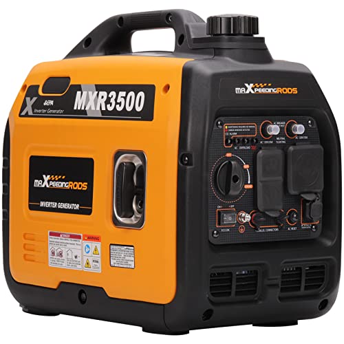 MaXpeedingrods 3500 Watt Portable Inverter Generator EPA Compliant,Gasoline