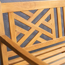 Cambridge Casual Teak Costa 4-Foot Outdoor Garden Bench, Solid Wood, Weather-Resistant Patio Furniture for Outdoor Seating Area, Garden Benches for 2 Seater