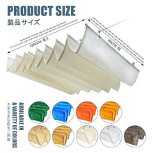 HBOOMOEM Wave Canopy Awning，Sliding Wave Shade，U Shape Wave Sail，Waterproof Retractable Cover，Retractable Waterproof Shade Sail，For Use In Gardens, Pavilions, Terraces, Gazebos, Etc.(W:2.5m/8.2ft*L:14
