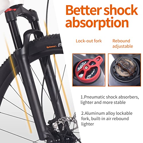 SAVADECK Carbon Fiber Mountain Bike Black 29 * 19