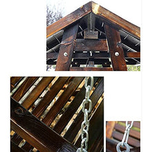 HAOKAZLBR Large Outdoor Porch Swing Garden Patio Swing Chair Outdoor Patio Swing Chair Wooden Backyard Furniture Lazy Daze Hammocks Swing Bench Perfect Set, oujinmm2024327