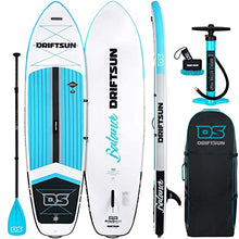 Driftsun Inflatable Stand Up Paddle Board - Extra Wide ISUP Package