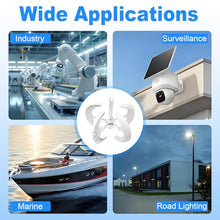WTRYRN 5 Blades Vertical Wind Turbine Kit,Vertical Wind Turbine Windmill Power Generator,Wind-Solar Hybrid Street Lights, Highways, Scenic Spots Red-12V