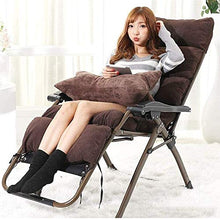 IIPOSAQQ Zero Patio Lounger Chair Folding Home Lounge Chair Patio Zero Chair Outdoor Folding Adjustable Reclining Chairs Pool Side Using Lawn Lounge Chair with Pillow