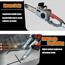 Electric Concrete Chainsaw, Brushless Handheld Diamond Chains, Water Fed Dust Suppression, 35/48cm Depth, Ideal for Granite & Reinforced Concrete, 350W Power