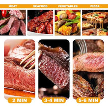 RoyceBee 800℃ Steak Broiler, Steak Grill, Portable Steak Broiler with Tray & Grill &Handle, Stainless Steel, Quick Cooking for Outdoor Picnic Beef Chicken Vegetables