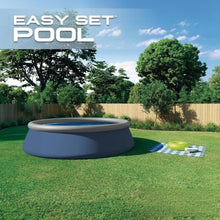 15' x 42" Round Inflatable Outdoor Above Ground Swimming Pool Set