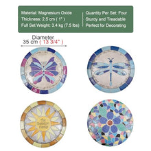 Kunovo Outdoor Stepping Garden Stones, Exquisite Path Decorative Stone with Sun Butterfly Flower Dragonfly Pattern, Backyard/Pathway Landscaping Decor (Size : 1 Pack), 58741