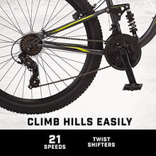 Mongoose Status 2.4 Mountain Bike Dual Suspension Dark Silver