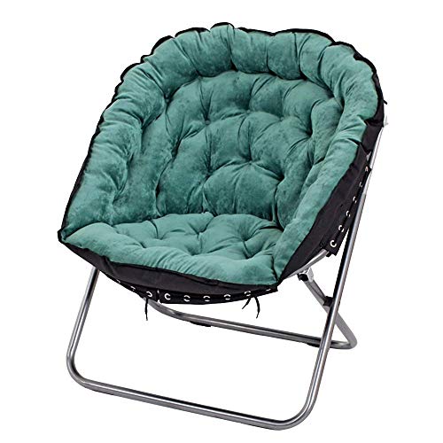 Renovation House Chairs Lounge Chair Folding Chair Lunch Break Chair Office Lazy Chair Leisure Sofa Chair 70 * 75 * 90cm Durable (Color : Black)