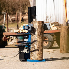 Scheppach Compact 8T wood splitter standing, 7.95 tonnes splitting force 230 V 3150 W, metre wood up to 1070 mm / max. diameter 350 mm, swivelling table for short wood, hardwood and softwood, incl.