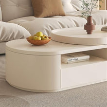 Side End Table Adjustable Coffee Table, Multifunctional Modern Dining Table for Living Room, Expandable Space-Saving Tea Table, Home Furniture Accent Coffee Table for Living Room Bedroom Office