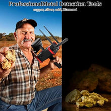 High-Performance Gold & Silver Metal Detector for Treasure Hunting - 100M Range, 16M Depth, HD Screen, Ideal for Archaeological Prospecting, Red