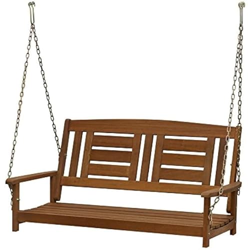 LIBANGRONG-888 Garden Swing Chair Hardwood Patio Garden Outdoor Porch Swing Hanging Chains Natural Swing Chair Porch Swings (Color : 2ft Seat Frame)