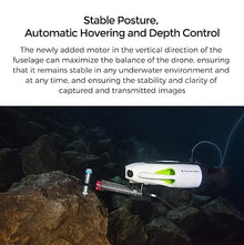 Camoro BW Space Pro Max Underwater Drone with Gripper Claw & 4K Camera Orange-100M