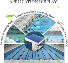 DLYZAYE Diving Board Standard Pool Diving Platform, Swimming Competition Training Jumping Platform, Stainless Pool One Step Diving Starting Block, Indoor Outdoor Pool Jump Board, with Fittings