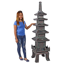 Design Toscano Nara Temple Pagoda Garden Statue 71 Inch Verdigris
