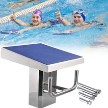 Standard Pool Diving Board, Stainless Steel Pool Diving Tower, With Stainless Steel Base, Including 15° Incline, Load Capacity 250 Kg / 550 Lbs, Pool One-Step Diving Starting Block,Upgraded
