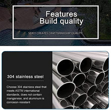 Swimming Pool Safety Hand Rail Swimming Pool Handrails,Inground Pools Handrails,304 Stainless Steel Pool Handrail Ladder, Pool Ramp Easy-Mount Swimming Pool Handrail with,Thickness: 1.5mm