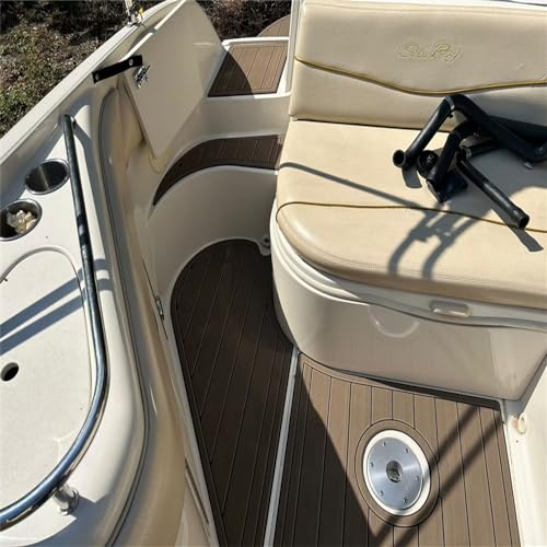 Algasan Boat EVA Faux Teak Decking Mat for 2000 Sea Ray Sundeck 240 Swim Platform - Multiple Color Options Available