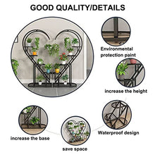 OKPJFHS Indoor Plant Stand Modern Metal Flower Shelf, Multipurpose Plant Stands,5Tier Tall Plant Stand, Large Curved Bonsai Display Rack, for Home Patio Lawn Garden Balcony,Black(Black