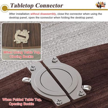 ZDJZMGZ Foldable Round Table Top Extender - 4 to 6.5 ft Collapsible Banquet Table Board, Custom BBQ Table for Garage/Garden/Deck, Red, 4.2 ft Diameter (130 cm)