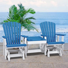 American Furniture Classics Double Center Table Glider Blue