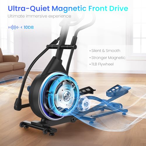 FEIERDUN Elliptical Machine Cross Trainer Black