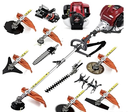 GX35 12 in 1 Hedge Trimmer Pole Saw Petrol String Trimmer rototiller Brush Cutter 4 Stroke Combo
