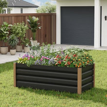 Garvee 79x32x16in Gray Aluminum Raised Garden Bed Planter Box, 2-Pack