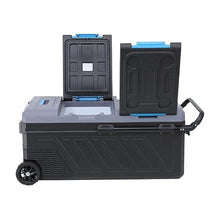 AWMGPDDBTO Mini Fridge 80L Portable Car Fridge, Black