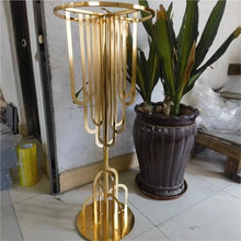 Wedding Flower Stand 2/5/6/10pcs Wedding Decoration Wedding Metal Gold Flower Stand Vase Arch Tree Centerpieces for Table Decor Modern Decoration(4pcs)