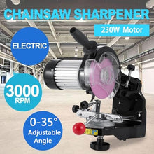 SICWEDIM Chainsaw Sharpener Jig Kit, 230W Portable Adjustable Angle Tool Polisher, 3000Rpm Motor & 0-35° Adjustable Angle, High Stability and Accuracy, for Professionals and DIY Enthusiasts