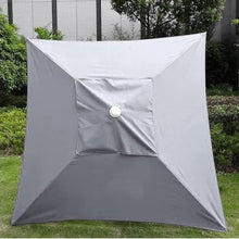 PUCNHZYNW Replacement Canopy for 2x2M Parasol 4 Rib Outdoor Umbrella Cover Waterproof Beach & Garden Sunshade - White Replacement Top for Patio Umbrella