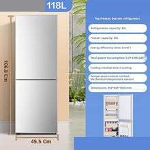 AWMGPDDBTO Mini Fridge Energy Efficient Double Door Refrigerator