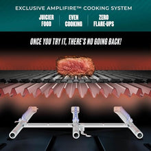 Charbroil Pro Series with Amplifire Infrared Technology 4-Burner Propane Gas Grill Cabinet with Side Burner, Black - 463281024