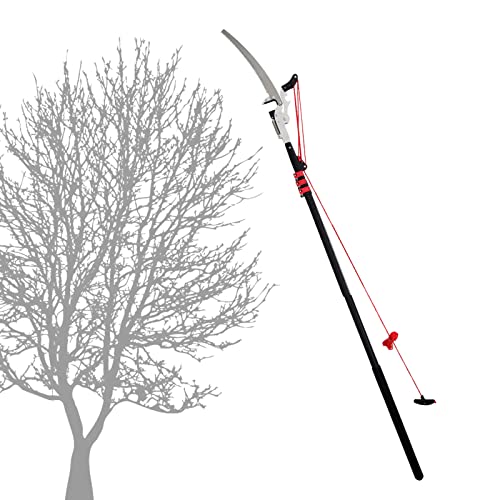 Telescopic Pole Saw 18FT/24FT, Extendable Telescoping Landscaping Pole Saw Used for Pruning Branches and Leaves High-Altitude Fruit Tree Branch Saw-18FT