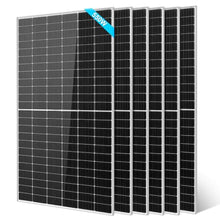 SUNGOLDPOWER UL61730 6PCS 550W Solar Panels Monocrystalline,Waterproof IP68,High Efficiency Solar Panel for Charging Station,Household,Marine,On/Off Grid Solar System (Total 3300W)