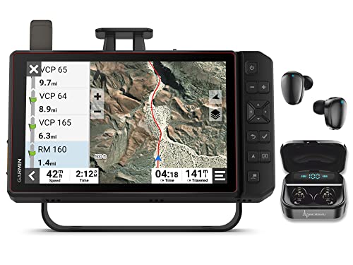 Wearable4U Garmin Tread XL Baja Race Edition Off-Road GPS Navigator with Earbuds Bundle