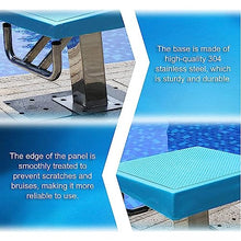 AMHUKIP 1pc Heavy Duty Swimming Pool Diving Platform -15° Inclined Anti-Slip Diving Board for Training & Competition