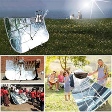 CHIPEL 1800W Solar Cooker Stove Kits, Concentrating Solar Cooker, Outdoor Ovens, with Temperature Control, Effectively Adjust The Reflector to Control Heat