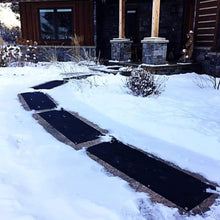 HeatTrak Heated Snow Melting Mat with Power Unit - Heated Outdoor Mats for Walkways - Electric Snow Melting Mats for Decks and Sidewalks - No-Slip Snow and Ice Melt Heated Sidewalk Mat (20” x 60")