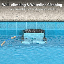Robotic Pool Cleaner with Over 3h runtime & 150W Suction Power, Wall-Climbing Automatic Pool Vacuum with Intelligent Path Planning for Inground Pool up to 2000 ft2