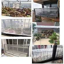 Transparent Tarp with Eyelets Weatherproof Transparent Tarpaulin Foldable Tarp Groundsheet Covers for Garden Furniture Plants Greenhouse_5x8m(Transparent 6x6m)