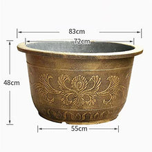 Decorative Resin Planter Pots for Garden, Pots with Drainage, Pots for Gardening, Flower Pot for Home, Office, Garden, Decoration of Plant Containers Planters (Size : 83 cm)