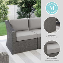 Martha Stewart Bedford Modular Patio Loveseat, Gray