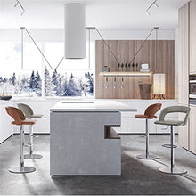 HASMI Counter Stools Bar Chairs Modern Adjustable High Back Chair Living Room Dining Room Bar Decoration Lift Back Bar Chair Stainless Steel Bar Chairs Bar Stools (Color : A)